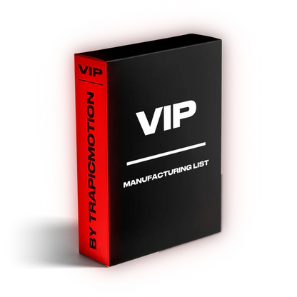 VIP MANUFACTURING LIST